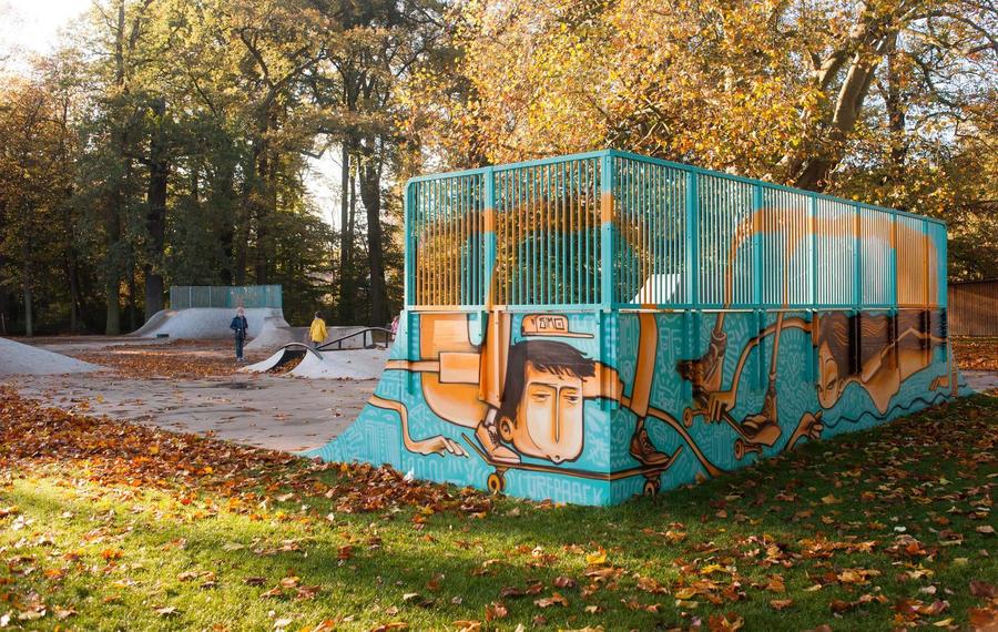 graffiti op het skatepark